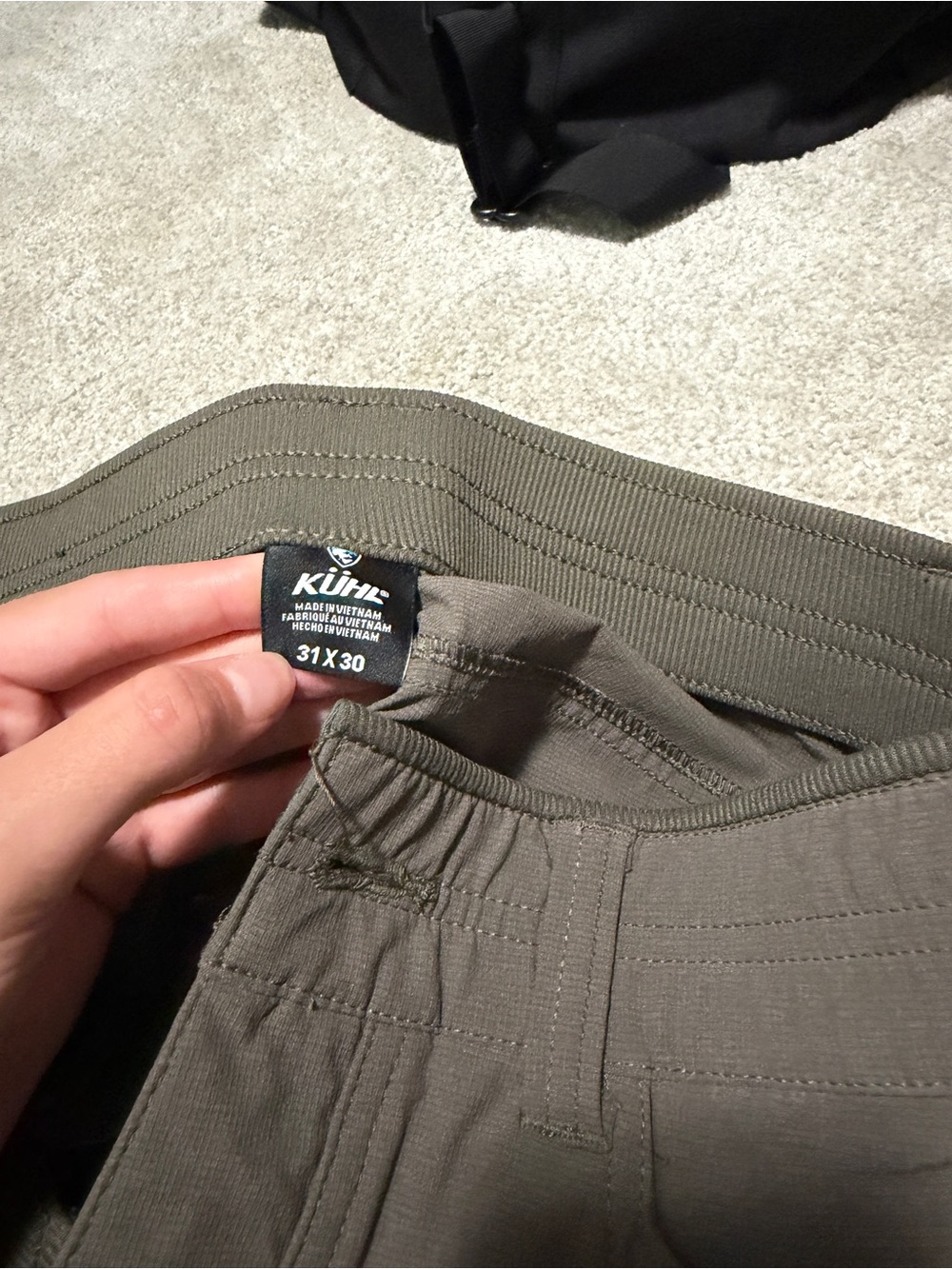 Kuhl Deceptr Men's Pants in Taupe and Brown/Grey - Picture 8 of 9